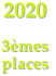 2020   3èmes  places